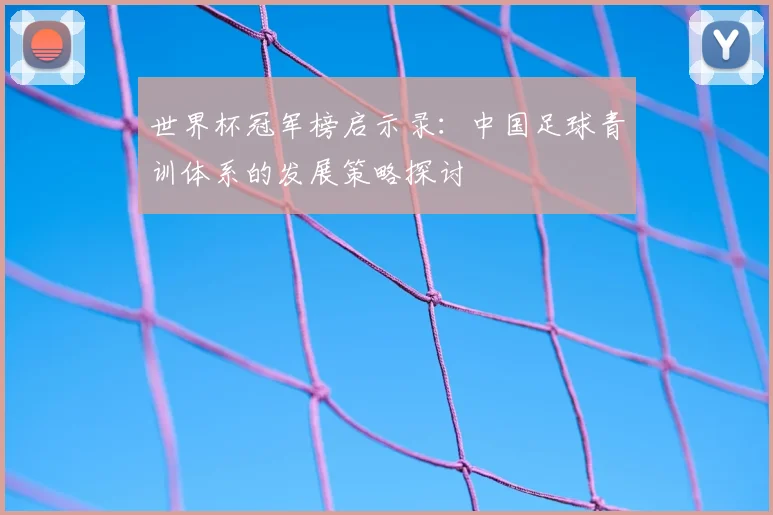 世界杯冠军榜启示录：中国足球青训体系的发展策略探讨